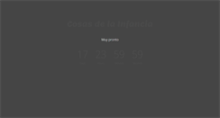 Desktop Screenshot of cosasdelainfancia.com